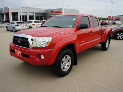 toyota tacoma 2006 red prerunner v6 sr5 gasoline 6 cylinders rear wheel drive automatic 75110