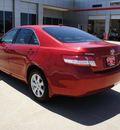 toyota camry 2011 red sedan le gasoline 4 cylinders front wheel drive automatic 75110