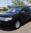 ford edge 2007 black suv gasoline 6 cylinders front wheel drive automatic with overdrive 76087