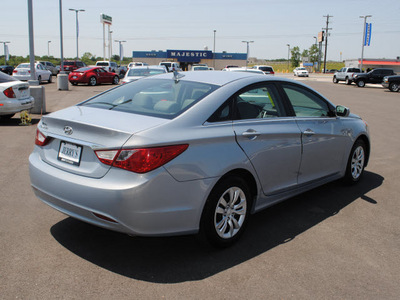 hyundai sonata 2011 blue sedan gasoline 4 cylinders front wheel drive automatic 76087