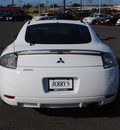 mitsubishi eclipse 2008 white hatchback gasoline 4 cylinders front wheel drive 5 speed manual 76087