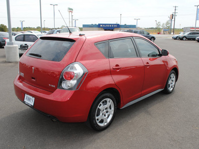 pontiac vibe 2009 red wagon gasoline 4 cylinders front wheel drive 5 speed manual 76087