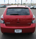 pontiac vibe 2009 red wagon gasoline 4 cylinders front wheel drive 5 speed manual 76087