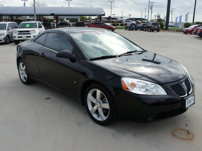 pontiac g6 2007 black gt gasoline 6 cylinders front wheel drive automatic 76087