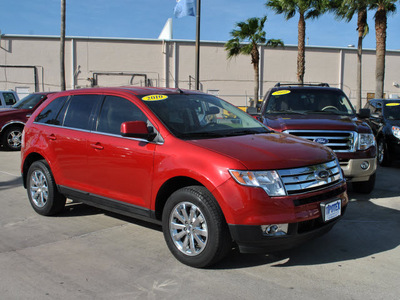 ford edge 2010 red suv limited gasoline 6 cylinders front wheel drive automatic with overdrive 78521