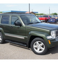 jeep liberty 2009 green suv limited gasoline 6 cylinders 2 wheel drive automatic 78539