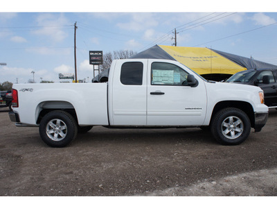 gmc sierra 1500 2012 white sle flex fuel 8 cylinders 4 wheel drive automatic 77521