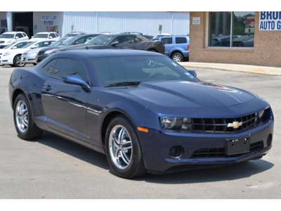 chevrolet camaro 2011 blue coupe ls gasoline 6 cylinders rear wheel drive automatic 76801