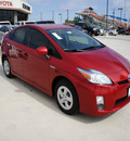 toyota prius 2011 red hatchback i hybrid 4 cylinders front wheel drive automatic 76011
