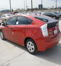 toyota prius 2011 red hatchback i hybrid 4 cylinders front wheel drive automatic 76011