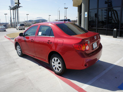 toyota corolla 2010 red sedan le gasoline 4 cylinders front wheel drive automatic 76011