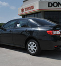 toyota corolla 2011 black sedan le gasoline 4 cylinders front wheel drive automatic 76011