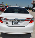 toyota camry 2012 white sedan xle gasoline 4 cylinders front wheel drive automatic 76011