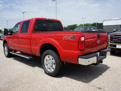 ford f 250 super duty 2012 red lariat biodiesel 8 cylinders 4 wheel drive 6 speed automatic 75235