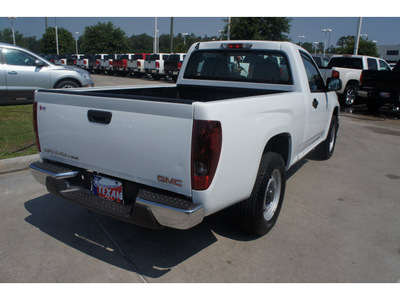 gmc canyon 2010 white work truck gasoline 4 cylinders 2 wheel drive automatic 77338
