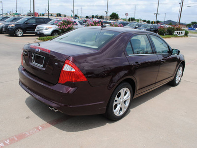 ford fusion 2012 dk  red sedan 4dr sdn se fwd gasoline 4 cylinders front wheel drive 6 speed automatic 75070