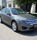 ford fusion 2012 gray sedan 4dr sdn se fwd gasoline 4 cylinders front wheel drive 6 speed automatic 75070
