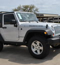 jeep wrangler 2011 silver suv rubicon gasoline 6 cylinders 4 wheel drive 6 speed manual 76011