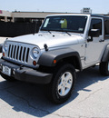 jeep wrangler 2012 silver suv sport gasoline 6 cylinders 4 wheel drive automatic 76011