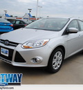 ford focus 2012 ingot silver sedan se flex fuel 4 cylinders front wheel drive 6 spd 75062