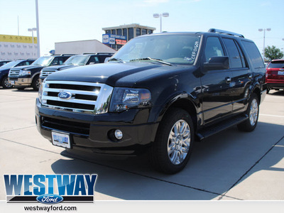 ford expedition 2012 black suv limited flex fuel 8 cylinders 2 wheel drive 6 spd 75062