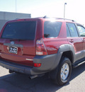 toyota 4runner 2003 red suv sr5 gasoline 6 cylinders rear wheel drive automatic 79925