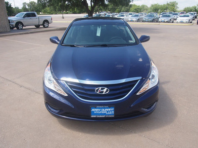 hyundai sonata 2012 blu sedan gls gasoline 4 cylinders front wheel drive automatic 76049