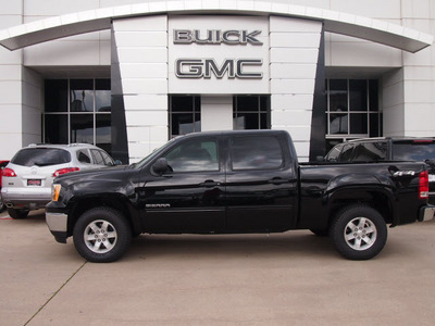 gmc sierra 1500 2012 black sle flex fuel 8 cylinders 4 wheel drive automatic 75007