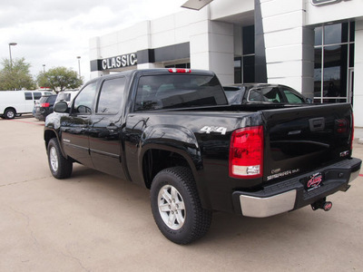 gmc sierra 1500 2012 black sle flex fuel 8 cylinders 4 wheel drive automatic 75007