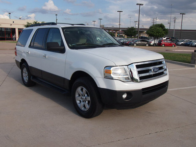 ford expedition 2011 white suv xl flex fuel 8 cylinders 2 wheel drive 6 speed automatic 75007