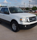 ford expedition 2011 white suv xl flex fuel 8 cylinders 2 wheel drive 6 speed automatic 75007