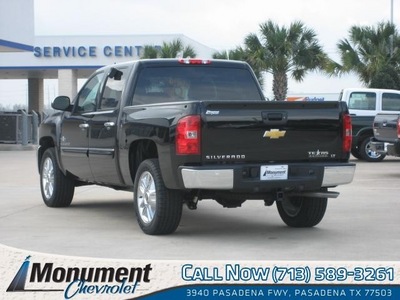 chevrolet silverado 1500 2012 black pickup truck lt flex fuel 8 cylinders 2 wheel drive automatic 77503