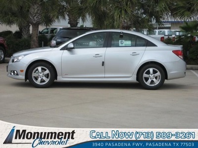 chevrolet cruze 2012 silver sedan lt gasoline 4 cylinders front wheel drive 6 speed automatic 77503