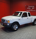 ford ranger 2002 white pickup truck xlt gasoline 6 cylinders 4 wheel drive automatic with overdrive 76116