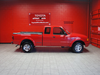 ford ranger 2002 red pickup truck edge gasoline 6 cylinders rear wheel drive 5 speed manual 76116
