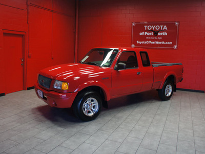 ford ranger 2002 red pickup truck edge gasoline 6 cylinders rear wheel drive 5 speed manual 76116