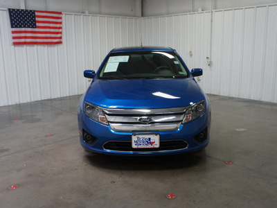 ford fusion 2011 blue sedan se gasoline 4 cylinders front wheel drive automatic 76108