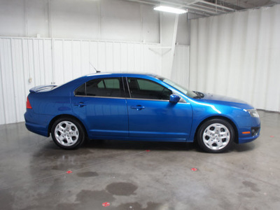 ford fusion 2011 blue sedan se gasoline 4 cylinders front wheel drive automatic 76108