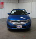 ford fusion 2011 blue sedan se gasoline 4 cylinders front wheel drive automatic 76108