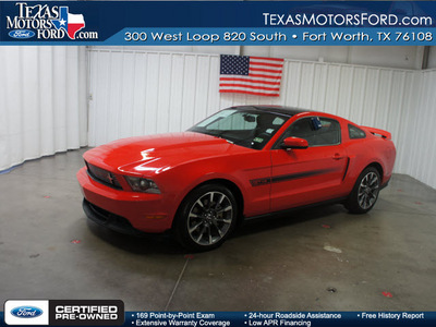 ford mustang 2011 red coupe gt premium gasoline 8 cylinders rear wheel drive 6 speed manual 76108