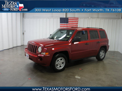 jeep patriot 2007 red suv sport gasoline 4 cylinders front wheel drive automatic 76108