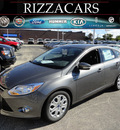 ford focus 2012 gray hatchback se flex fuel 4 cylinders front wheel drive manual 60546