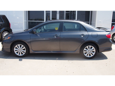 toyota corolla 2010 dk  gray sedan s gasoline 4 cylinders front wheel drive automatic with overdrive 77802