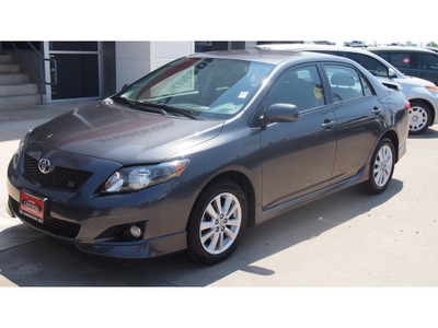 toyota corolla 2010 dk  gray sedan s gasoline 4 cylinders front wheel drive automatic with overdrive 77802