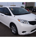 toyota sienna 2012 white van le 4 cylinders automatic 77074