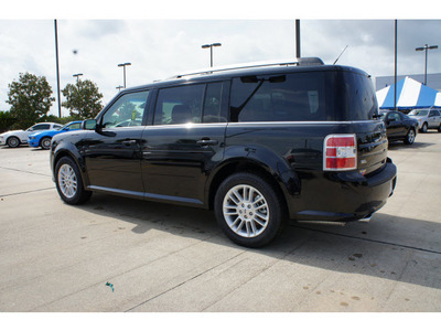 ford flex 2013 black wagon sel gasoline 6 cylinders front wheel drive 6 speed automatic 77471