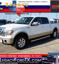 ford f 150 2012 white lariat gasoline 6 cylinders 4 wheel drive automatic 77471