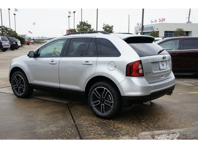 ford edge 2013 silver suv sel gasoline 6 cylinders front wheel drive shiftable automatic 77471
