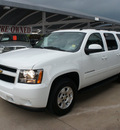 chevrolet suburban 2012 white suv lt flex fuel 8 cylinders 2 wheel drive automatic 76049