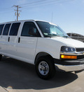 chevrolet express 2011 white van lt 2500 flex fuel 8 cylinders rear wheel drive shiftable automatic 76049